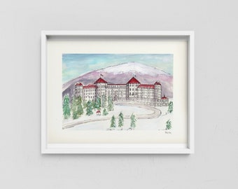 Mt Washington Hotel Print *FREE US SHIPPING*