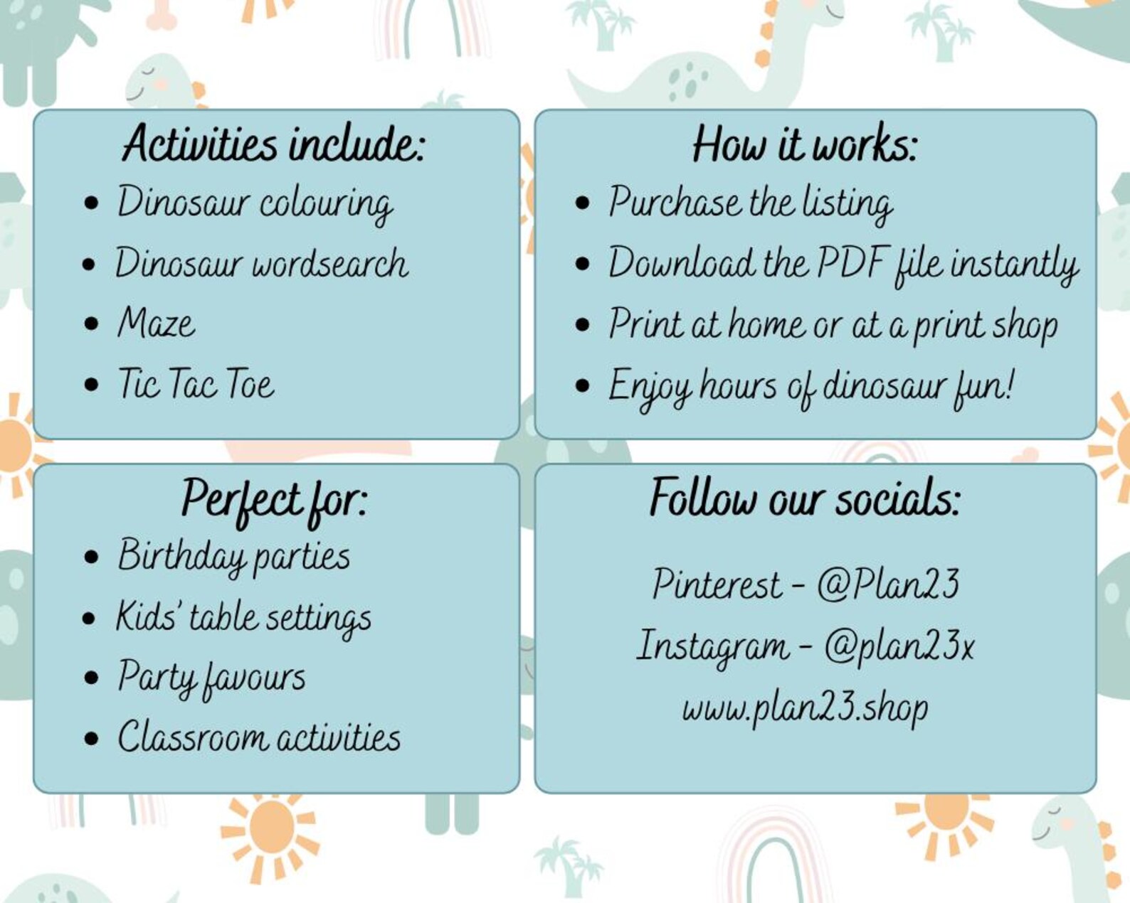 Printable Dinosaur Activity Placemat: A4 Coloring Games (digital ...