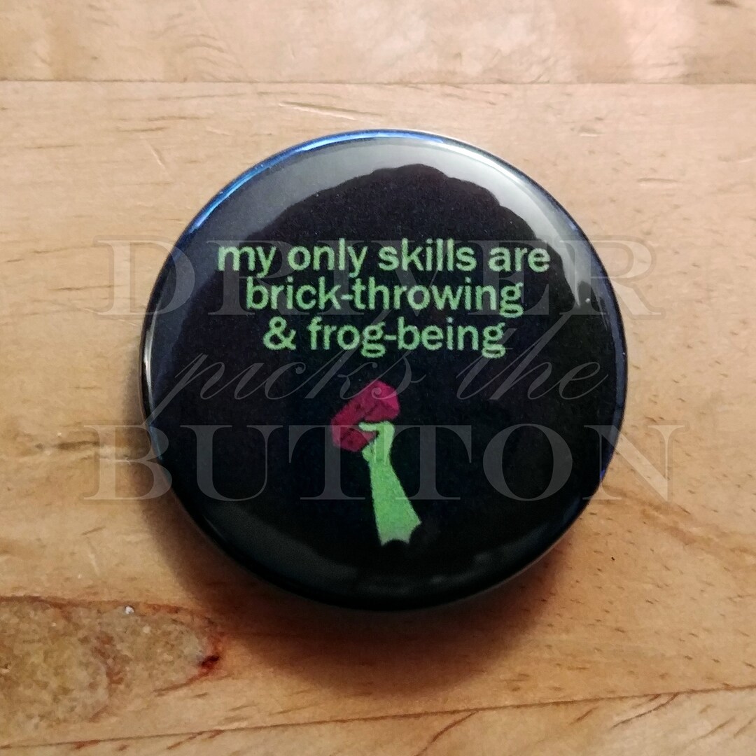 Brick Frog's Only Skills Venture Bros Pinback Button Etsy