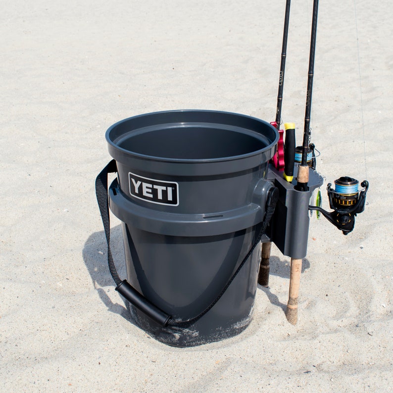 Fishing Rod Holder for YETI Loadout Bucket Etsy