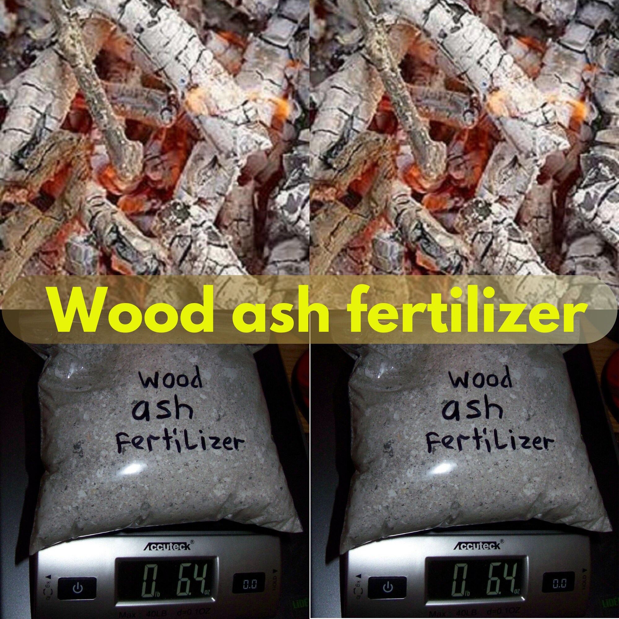 Wood Ash Fertilizer Soil Neutralizer 6 Oz CNG07 Etsy