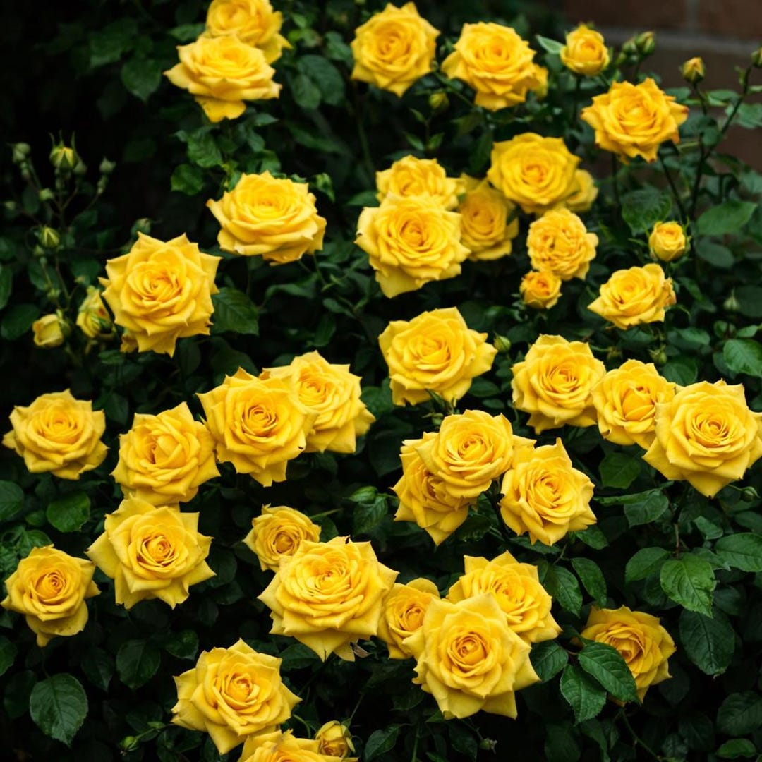 10 Climbing Yellow Rose Bush Seeds: Fragrant Perennial Garden - Etsy