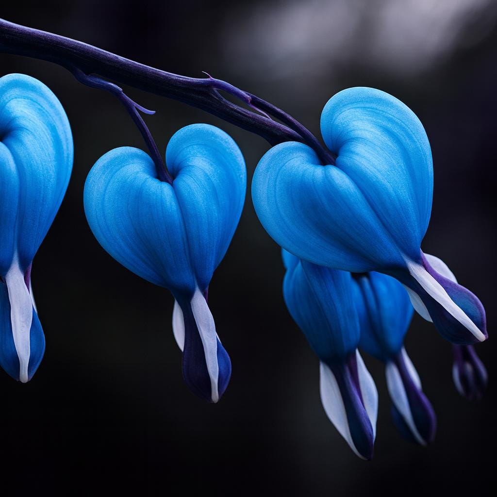 25 Blue Bleeding Heart Perennial Flowers Seeds - Etsy