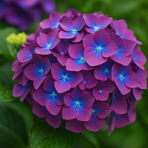 5 Purple Blue Hydrangea Perennial Hardy Flower Seeds