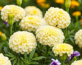 Moonlight Marigold Seeds: Garden Flower Planting Essentials (25+)