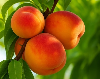 Early Elberta Peach Tree: Fast-Growing, Self-Pollinating, Sweet Yellow Peaches