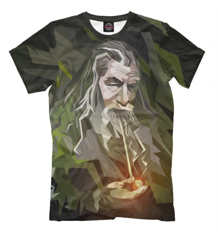 Der Herr der Ringe Gandalf Kunst Tshirt TLOTR Film TShirt Etsy