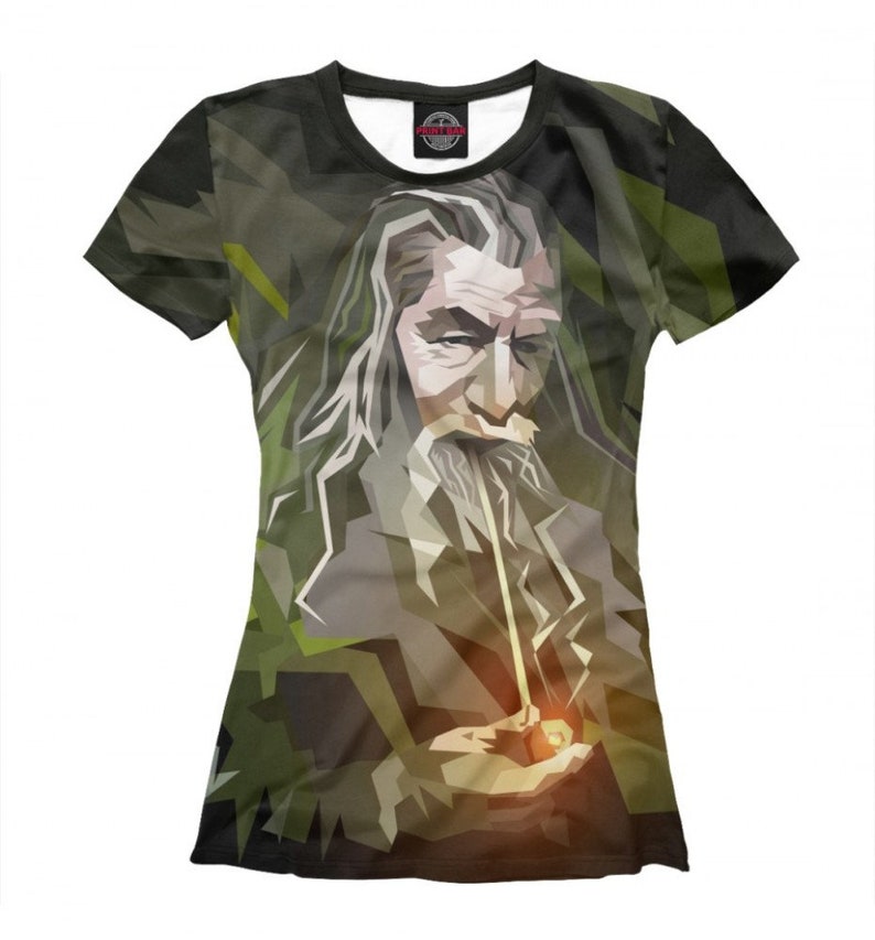 Der Herr der Ringe Gandalf Kunst Tshirt TLOTR Film TShirt Etsy