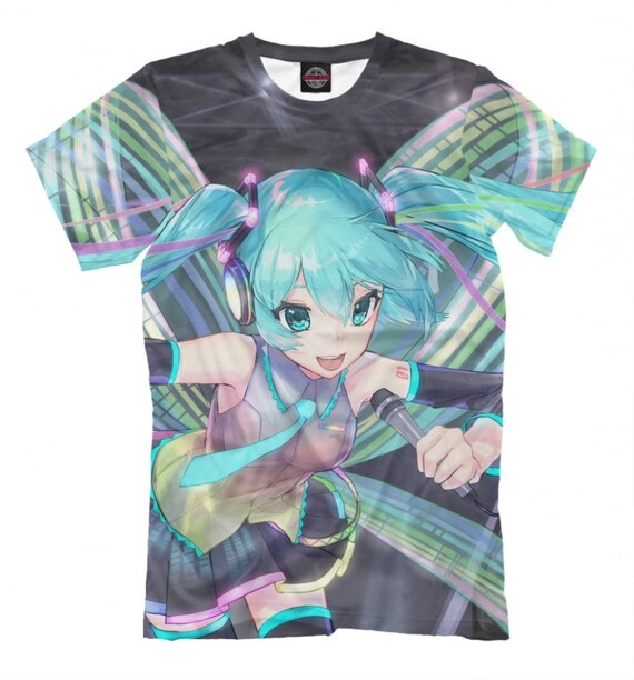 Hatsune Miku Vocaloid TShirt Men's Women's All Sizes Etsy