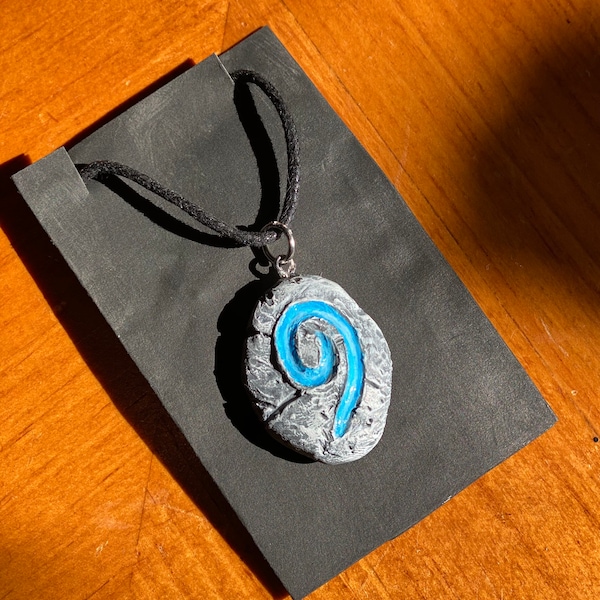 Hearthstone Necklace or Keychain - World of Warcraft Inspired