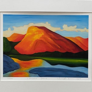 Signed Limited Edition Giclee Print of Lembert Dome