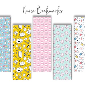 Printable Nurse-Themed Bookmarks | Fun and Inspirational Bookmarks for Nurses, Healthcare Workers & Students