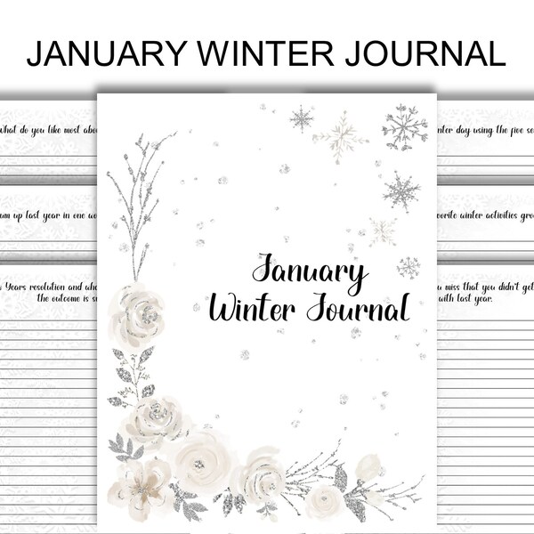 30-Day January Journal: Ignite Your New Year with Intentional Reflection and Growth Prompts