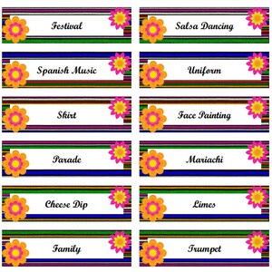 Cinco De Mayo Charades: the Laugh-out-loud Party Game - Etsy
