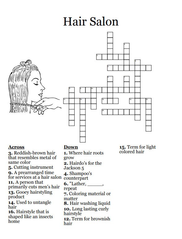 Crossword Puzzles for Dementia: Printable Brain Exercise for Improved ...