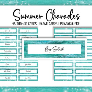 Summer Charades: The Laugh-Out-Loud Party Game