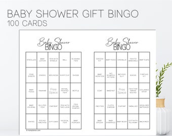Printable Baby Shower Gift Bingo: A Fun Twist on Gift Giving!