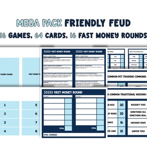 Ultimate Friendly Feud Mega Pack - Printable Edition