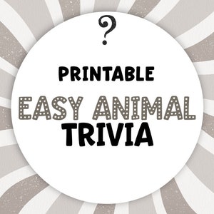 Animal Tales: Simple Trivia for Dementia & Alzheimer's