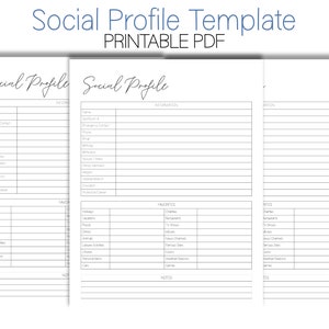Social Profile Template: Engage and Connect with Your Residents or Participants