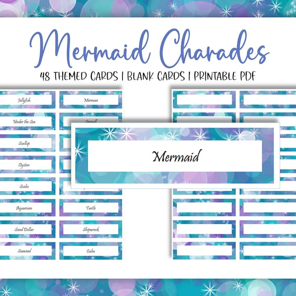 Mermaid Charades: The Fun, Fast-Paced Party Game for Groups
