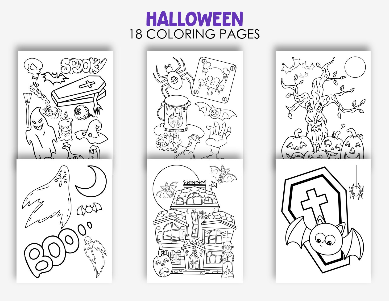 Spooky Halloween Coloring Pages - Printable Fun for All Ages!