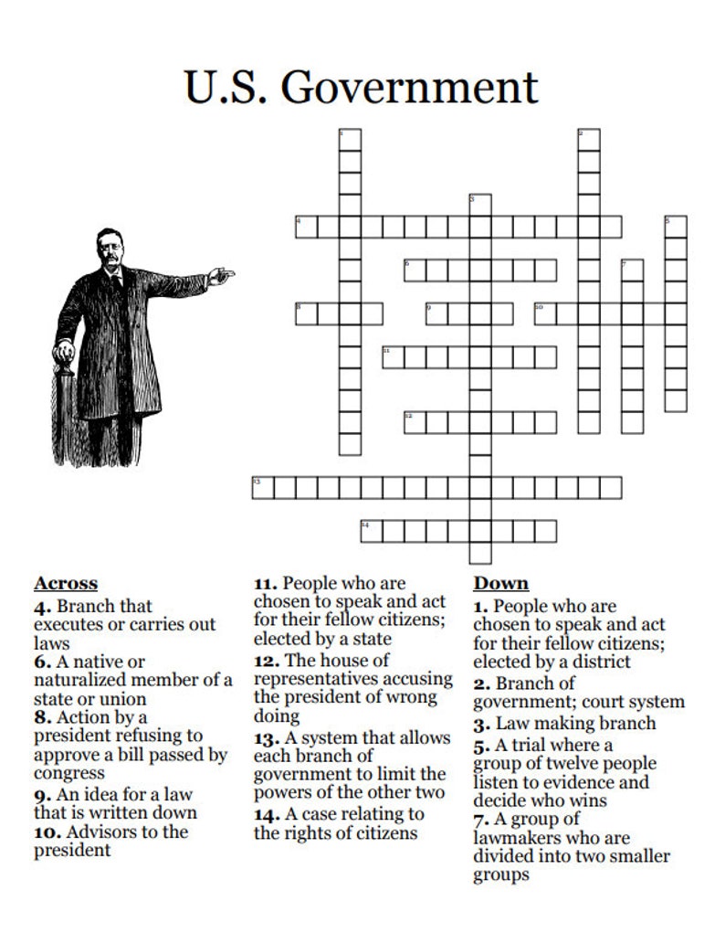 January Crossword Puzzles for Dementia: Printable Brain Exercise for ...