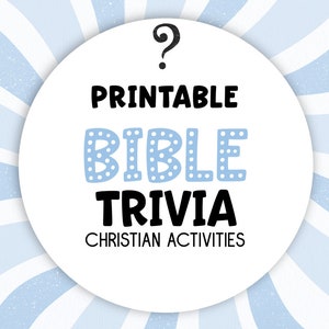 Sacred Scrolls: Printable Bible Trivia Pack