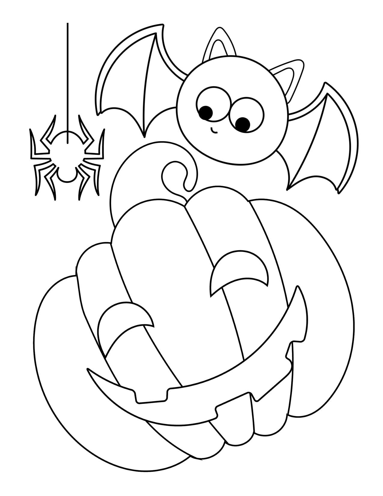 Spooky Halloween Coloring Pages Printable Fun for All Ages - Etsy