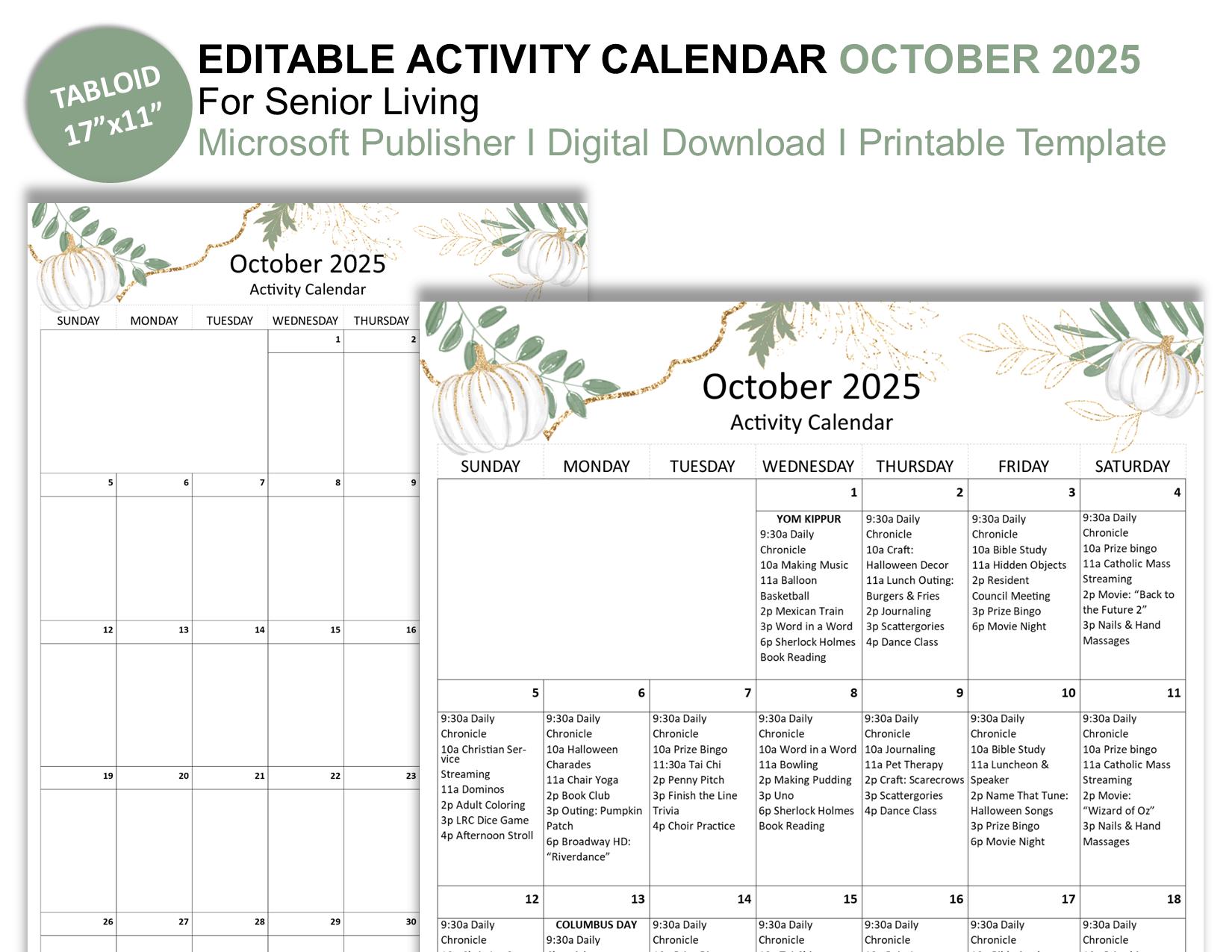 Nursing Editable Monthly 2024 Calendar - Etsy