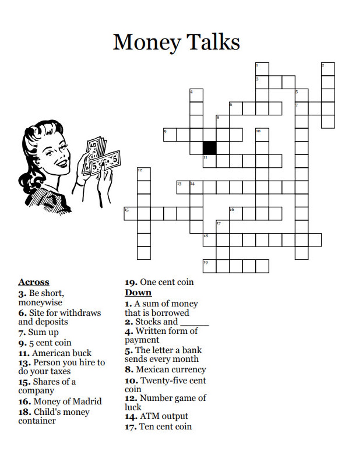Easy Crossword Puzzles Alzheimer's Dementia Memory Care - Etsy