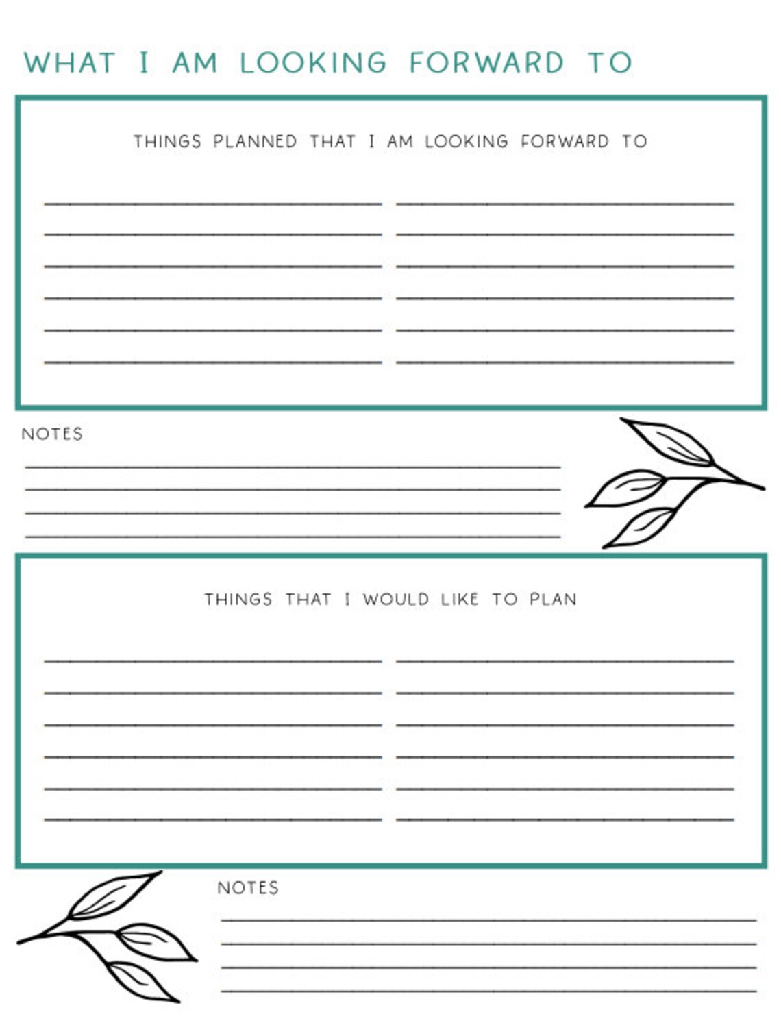 Gratitude Journal, Printable With Bullets &amp; Prompts - Etsy