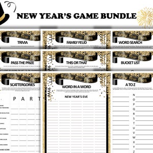 Countdown to Fun with our Printable New Year&#39;s Eve Party Games!