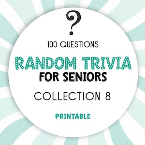 Brain Boosting Trivia for Seniors: Print and Play image 1