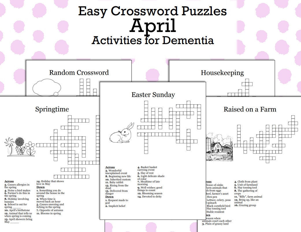 Crossword April 13, Puzzles