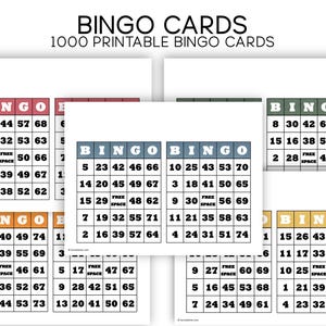 Druckbare Bingokarten - ein lustiges und vielseitiges Spiel für alle Altersgruppen!
