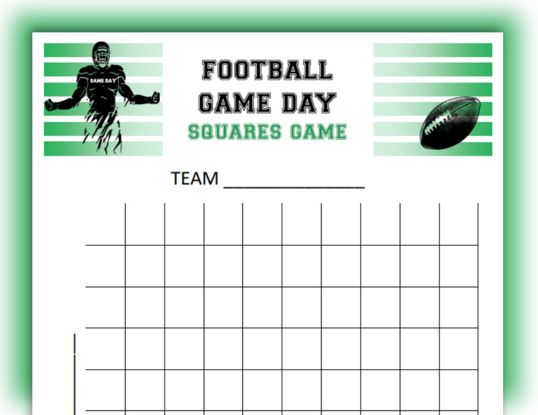 Printable Big Game Games Bundle for the Super Bowl – Hey, Let's Make Stuff