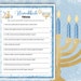 Hanukkah Trivia Games, Printable Chanukah Games for Kids, Adults and ...