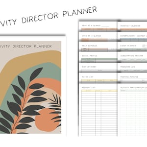 Senior Living Activity Director Planner: Organize, Enhance and Enhance Engagement for Seniors