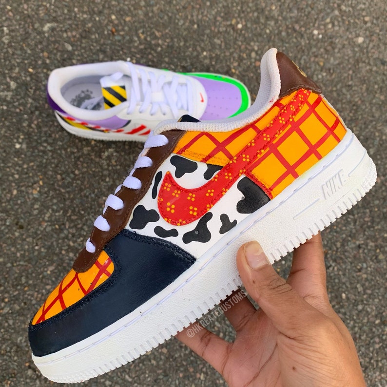 Customised Toy Story Air Force 1: Woody & Buzz Airforce 1 - Etsy