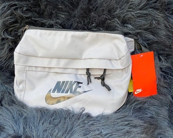 all white nike fanny pack
