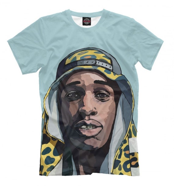 ASAP Rocky Art T-Shirt Men's Women's All Sizes | Etsy