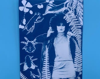 Siouxsie et les Banshees cyanotype A5