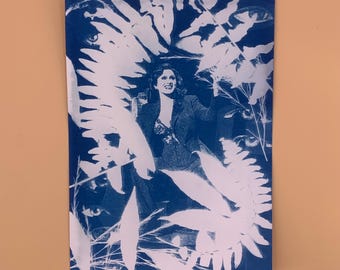 Jinx Mousson cyanotype A5