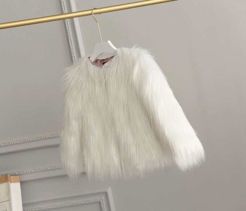 Toddler Faux Fur FallWinter Jacket