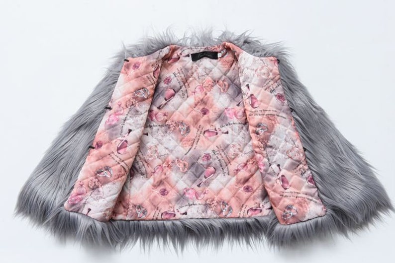 Toddler Faux Fur FallWinter Jacket