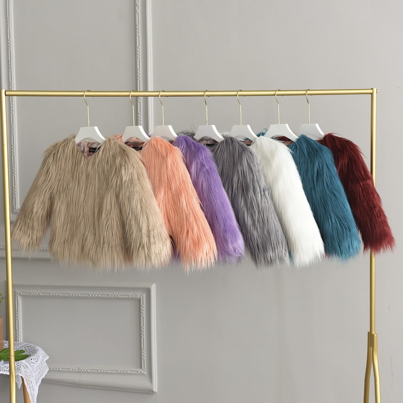 Toddler Faux Fur FallWinter Jacket