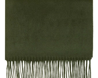 olive green cashmere