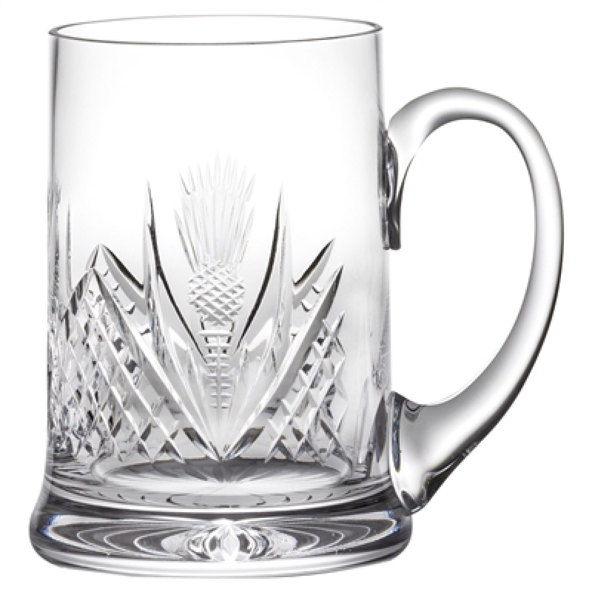 Royal Scot Crystal Scottish Thistle Tankard 1pt Blue Gift Etsy