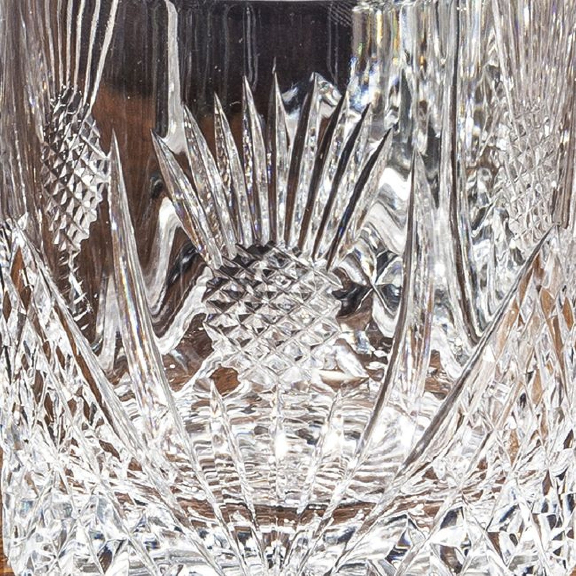 Royal Scot Crystal Scottish Thistle Decanter Set Square Etsy